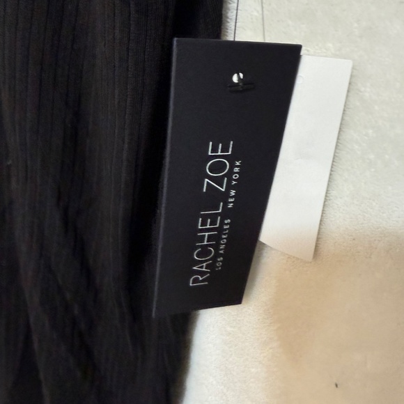 Rachel Zoe Sweater 3X Women's Ribbed Long Sleeve Shirt Top Black - Picture 6 of 9